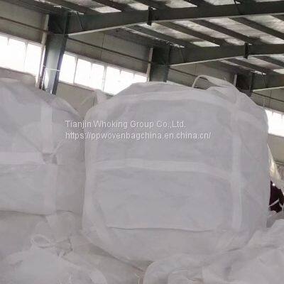 FIBC bag storage 1200kg cereal crop Jumbo bags price high quality Baffle bags supplier