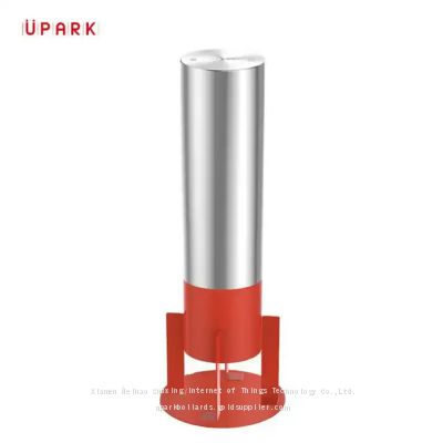 UPARK Wholesale Highway Entry Robust Road Protection Metal Bollard Commercial Parking Barrier Fixed Bollard