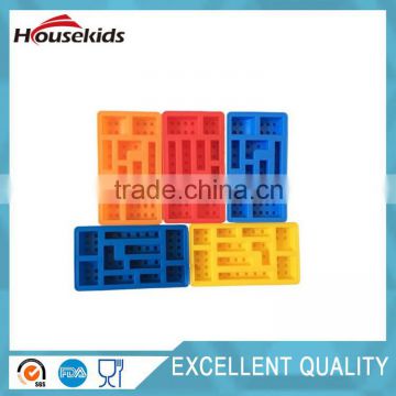 Building Brick Silicone Ice Tray Ice Cube Candy Chocolate jelly Molds