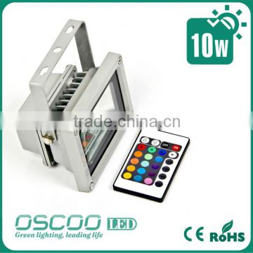 Floodlight LED 10-100W RGB Available 16 Colors Changing IP65 PIR Remote Control 10W RGB LED Floodlight