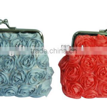 2016 Designer Flower Iron clip Coin Purse Bags