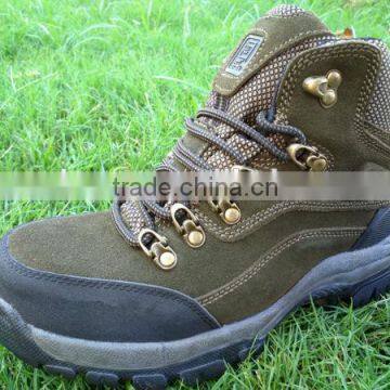 factory supply Men's waterproof outdoor Hiking Shoes non slip steel talon hiking shoes order