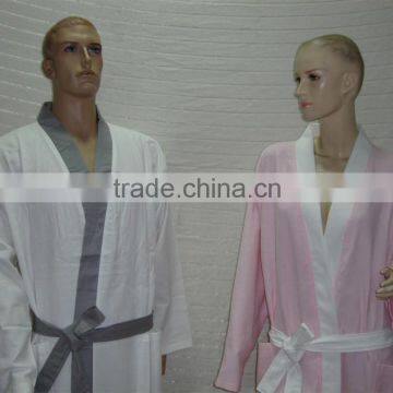 high quality cotton bathrobe waffle cotton bathrobe