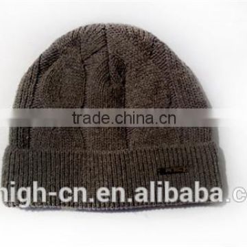 fashion winter mens wool knitted hat