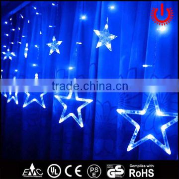 2016 new LED blue wedding decorative icicle star lights                        
                                                Quality Choice
