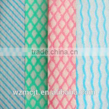 Non-woven colorful pattern customized design cleaning cloth