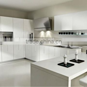 White Color High Gloss Kitchen Cabinets For Sale DJ-K240