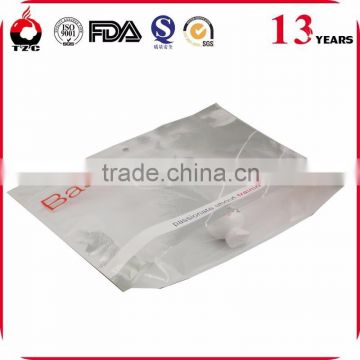 aluminium foil dry fruit plastic bag with bottom gusset