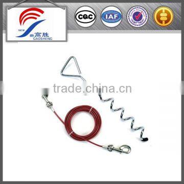 High quality new coming tie out cable dog stake