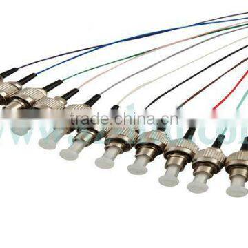 High reliability and stability FC/UPC 12Cores SM 0.9mm 1M Ribbon Fiber Optic Pigtail