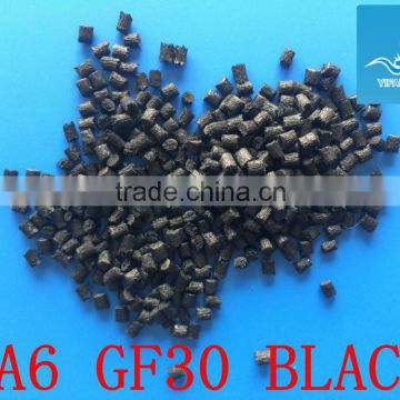 nylon 6 gf 30 black, reinforced nylon 6 pellet ,engineering plastics