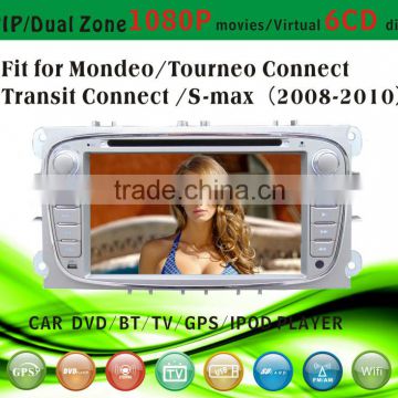 touch screen car dvd player fit for Ford Mondeo 2008 - 2010 with radio bluetooth gps tv pip dual zone