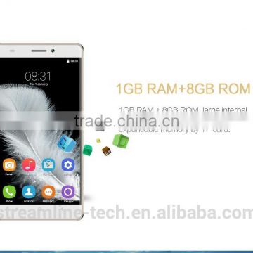 2016 5 inch MT6735M,Quad core,1.0GHz. 2.0MP+5.0MP 1GB+8GB android phone