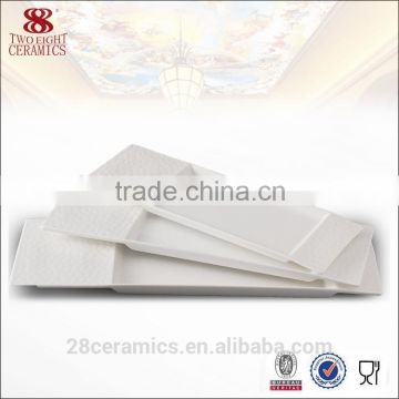 rectangular dinnerware sets , square dish and plate for hotel