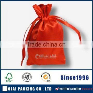 Premium satin packing bag with logo