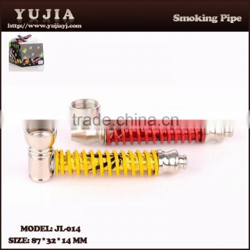 Guangzhou YuJia 2015 newly Zinc metal smoking pipe JL-014