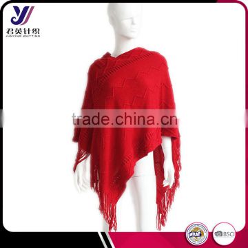 Beautiful ladies wool felt Choreography knitted pashmina infinity scarves and shawls factory wholsales sales (accept custom)