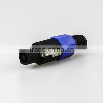 4-pin audio cable connector xlr Speakon plug