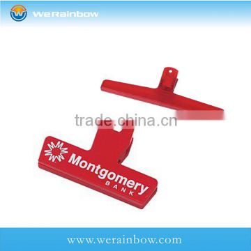 customized oem promotinal red plastic paper clip