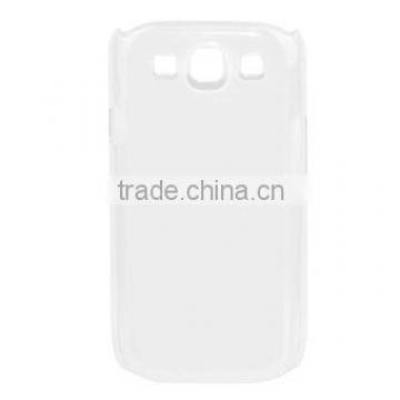 3D Sublimation clear plastic cell phone case for Samsung S3