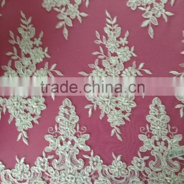 eco-friendly feature and embroidered technics lace fabrics