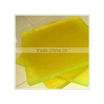 High quality yellow PU Sheet with factory price
