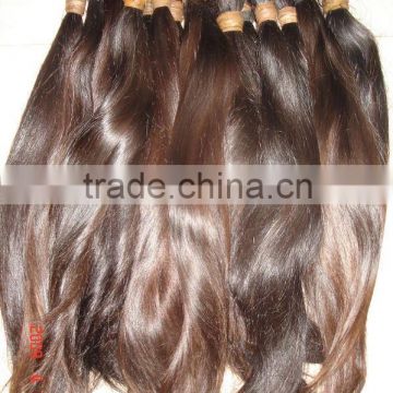 Human Hair / Vrigin Human Hair Extension Braid-Natural Brown Color / Virgin Hair / Raw Hair