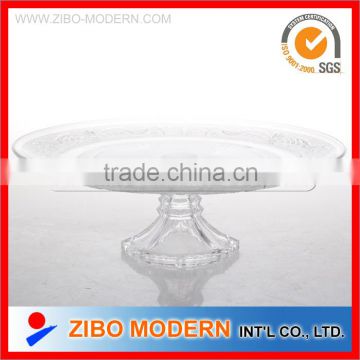 glass plates wholesale big glass plate with base