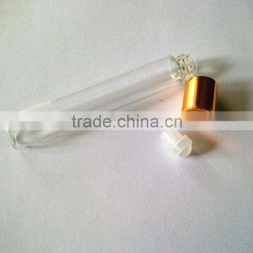 China glass packaging 10ml blue roll on glass bottle