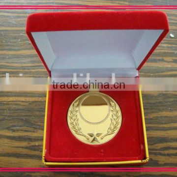 hottest custom velvet wooden plastic medal box