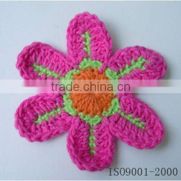 Crochet cotton flower