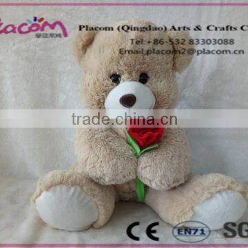 High quality Cheap Best selling Cute Customize Valentine's gifts and Holiday gifts Wholesale Cheap Plush toy Bear with Rose