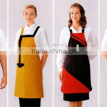 HOT saled promotional kitchen cotton apron uniform