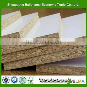 white melamine chipboard or melamine particle board