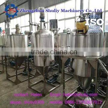 High quality crude oil refinery equipment Palm oil refinery machine Edible oil refinery machinery with low