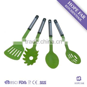 N535-38 4pcs good quality green color nylon kitchen gadgets set