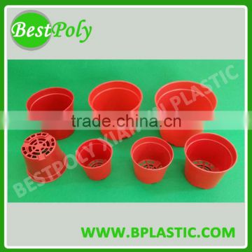 Colorful small plastic potted plants tray for flower
