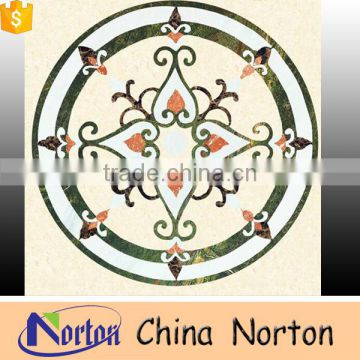 Norton waterjet square marble square simple medallion floor for sale NTMS-MM009L