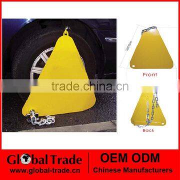 Triangle Wheel clamp Heavy Duty Key Lock Security Car Van Caravan Trailer Wheel Clamp Lock A1978