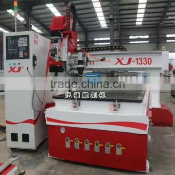 Disc type automatic tool changer machining center Italy HSD 9.0KW air-cooled spindle CNC Router