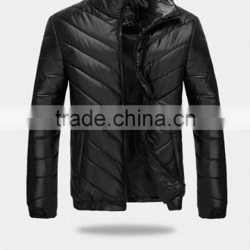 factory offer custom made cheap but high quality men fashion winter down garment