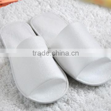 Pure White Napped Fabric Hotel Disposable Slipper