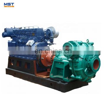 High quality diesel slurry pump driven by diesel engine