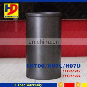 Diesel Engine Spare Parts EH700 H07C H07D For Hino Cylinder Liner 11467-1212 11467-1222