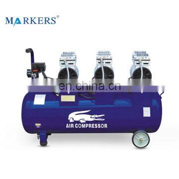 High pressure dental mobile no noise oil free electric air compressor