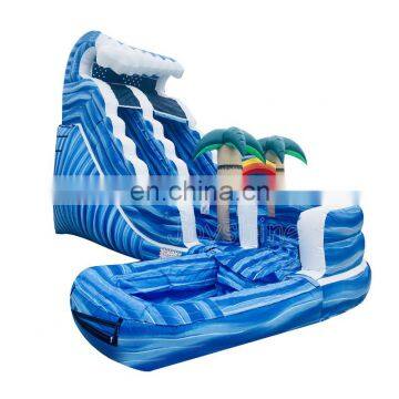 Large Inflatable Pool Water Slides Commercial Kids Adult Used Inflatable Slip and Slide For Sale