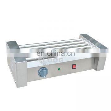 Chinese Hotdog Roller Stainless Steel Commercial 5 Sticks Hot Dog Sausage Grill Machine