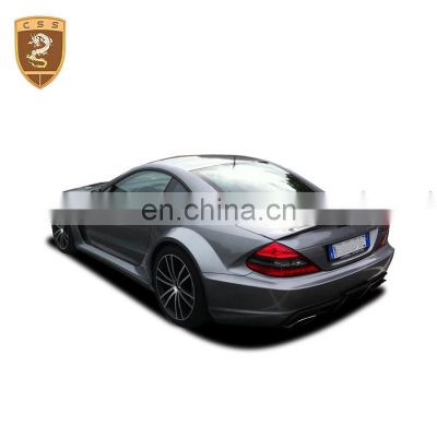 Wholesale Real 3K Twill Carbon Fiber Rear Bumper Diffuser For Mercedes Bens SL Black Series Style