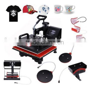 8 in 1 Digital combo multi-color heat press christmas cup printing machine easier than offset printing machine