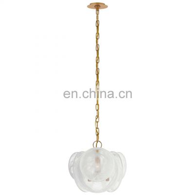 Small glass chandelier kitchen island pendant light loire home decor dining room white glass pendant lamp